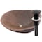 Novatto Terra Cobblestone Natural Stone Vessel Sink and Oil Rubbed Bronze Drain NOSV-TCORB - alternate 1